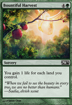Featured card: Bountiful Harvest