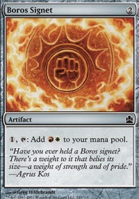 Boros Signet feature for Shock and Awe(R/W Burn)