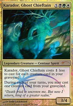 Karador, Ghost Chieftain feature for Nothing Stays Dead EDH