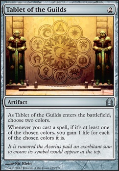 Featured card: Tablet of the Guilds
