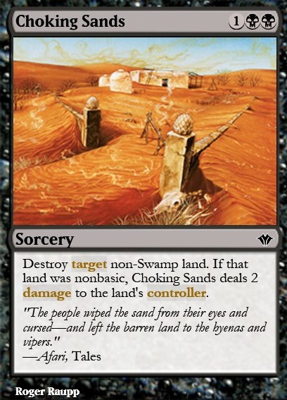 Featured card: Choking Sands
