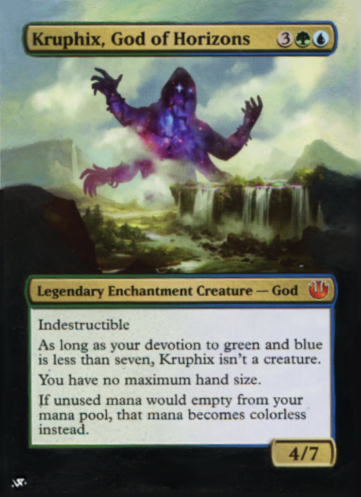 God of Horizons EDH Magic Cards ***Custom Commander Deck*** Kruphix Eldrazi 