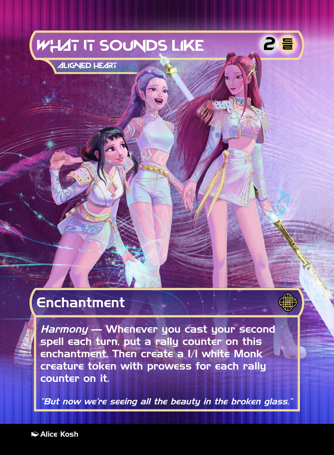 Aligned Heart feature for Voices of HUNTR/X [Lyse Hext]