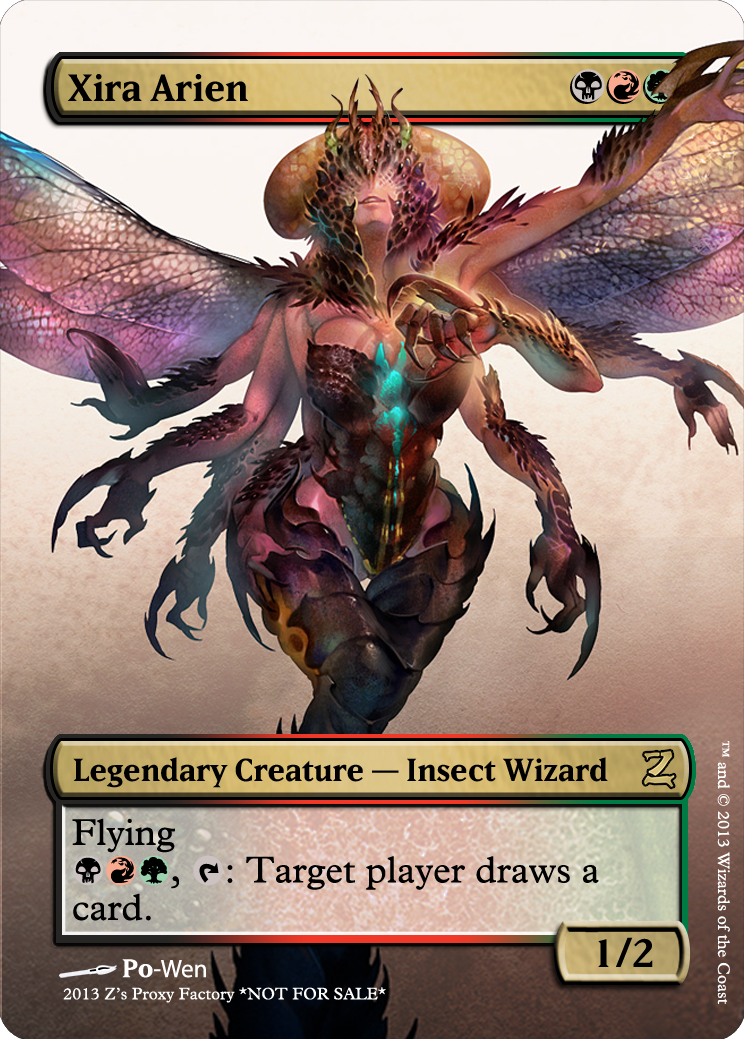 Xira Arien • Legendary Creature — Insect Wizard (Legends) - MTG Assist