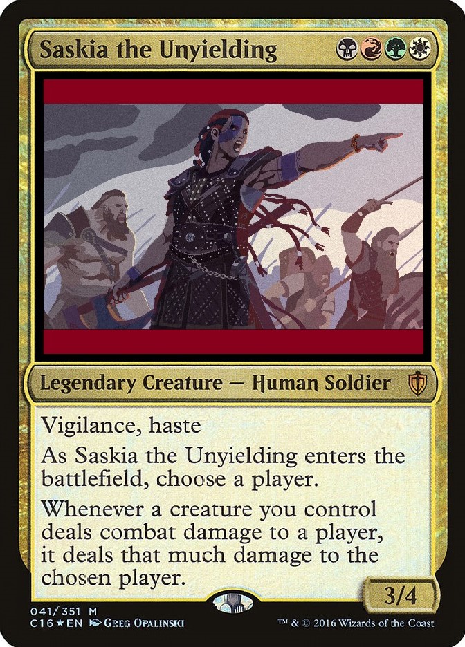 Commander: Saskia the Unyielding