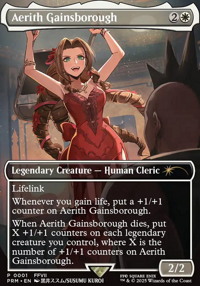 Aerith Gainsborough feature for Aerith Throws Infinite Chairs