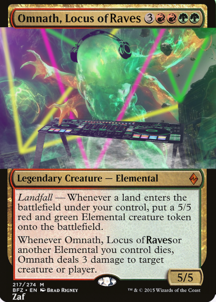 Commander: Omnath, Locus of Rage