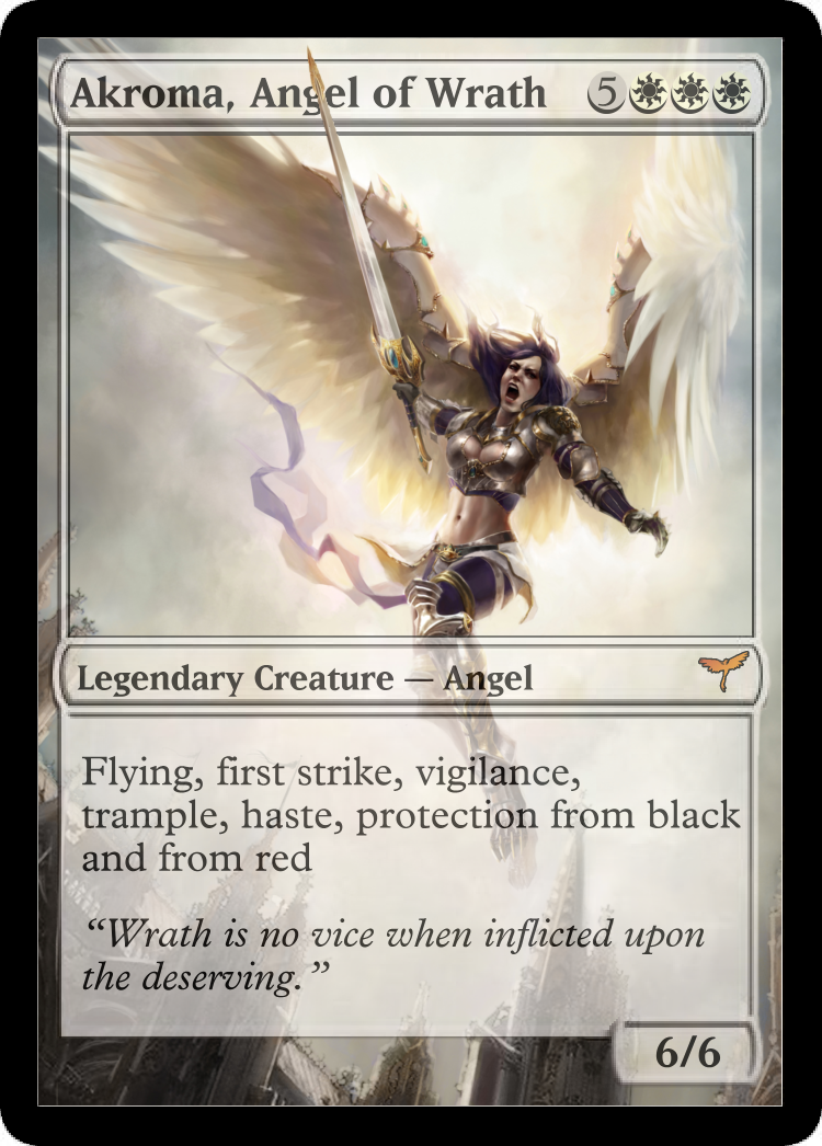 Akroma, Angel of Wrath feature for Akroma Angel of Annihilation