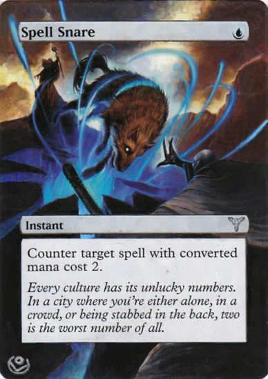 Spell Snare feature for The Angry Insect (Grixis Delver)