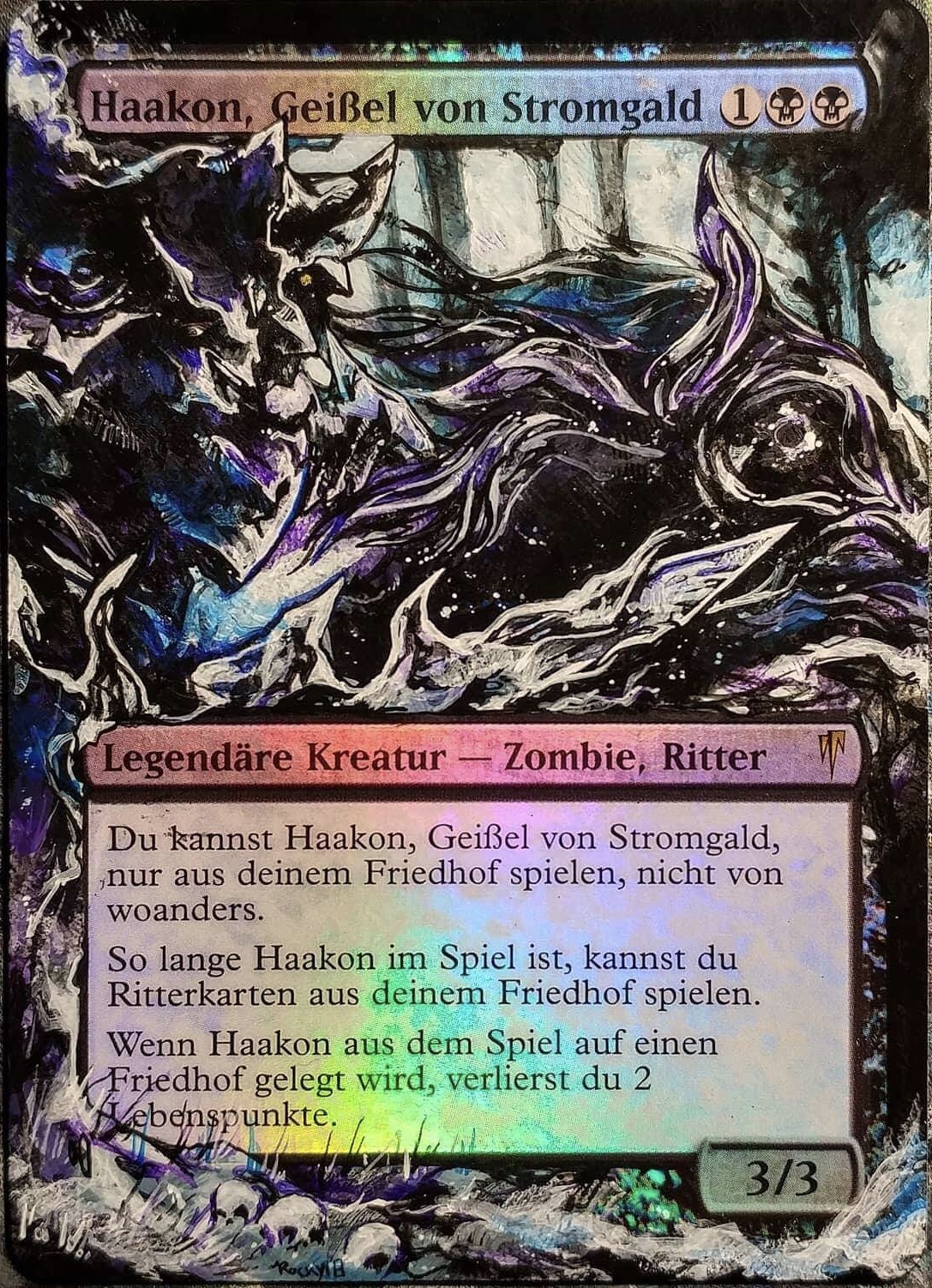 Haakon Stromgald Scourge Near Mint Normal English Magic Card Mystery Booster 