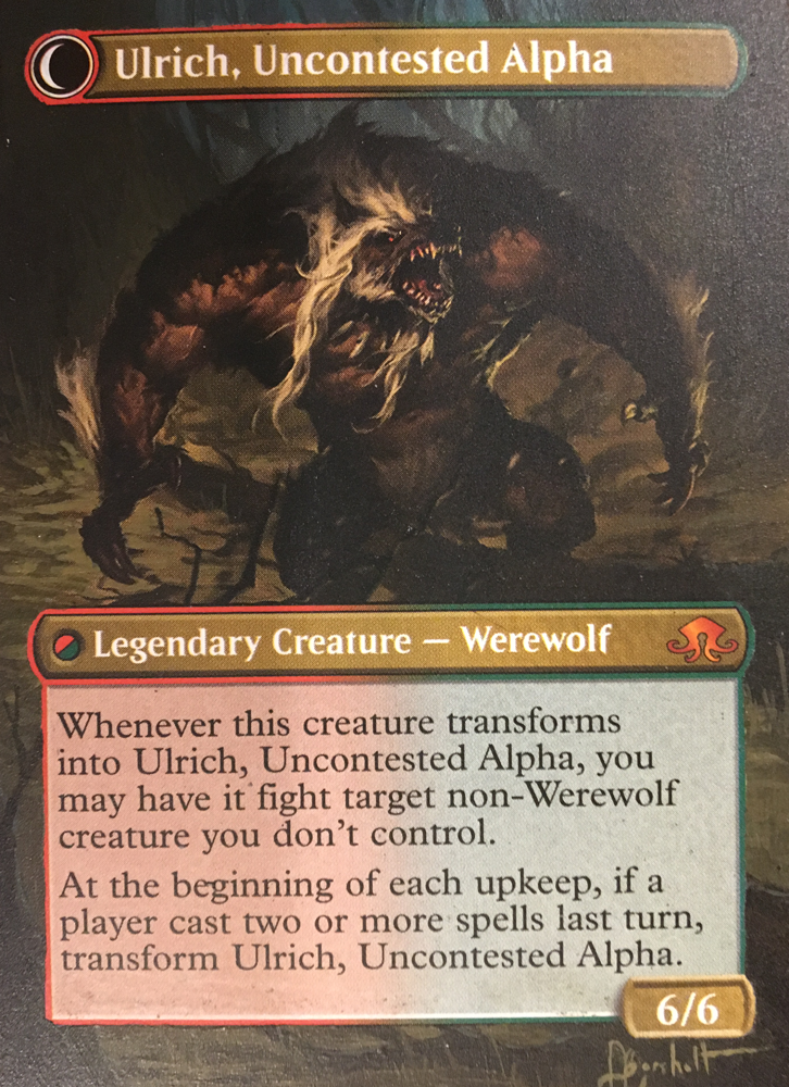 Ulrich, Uncontested Alpha feature for Werewolves of Kessig