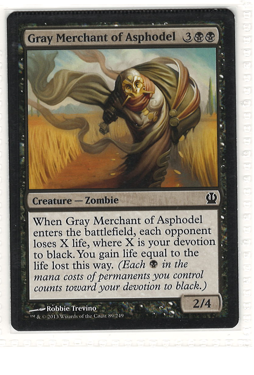 Gray Merchant of Asphodel FOIL Theros PLD Black Common MAGIC CARD ABUGames 