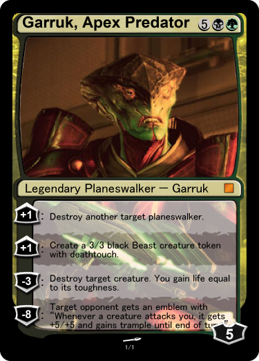 garruk apex predator  Magic the gathering cards, Mtg