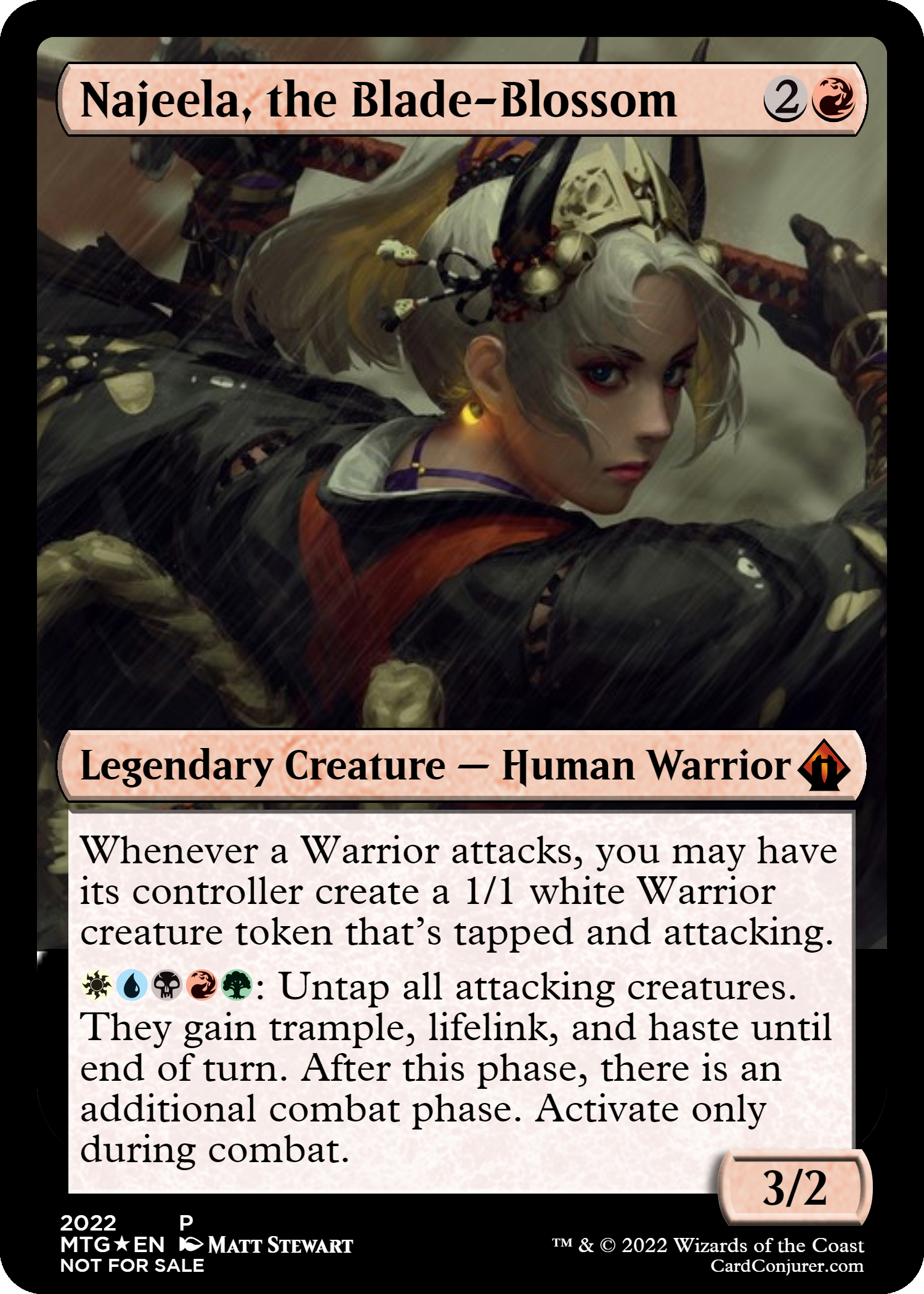 Najeela, the Blade-Blossom feature for 京  San'layn Warriors (CEDH) 京
