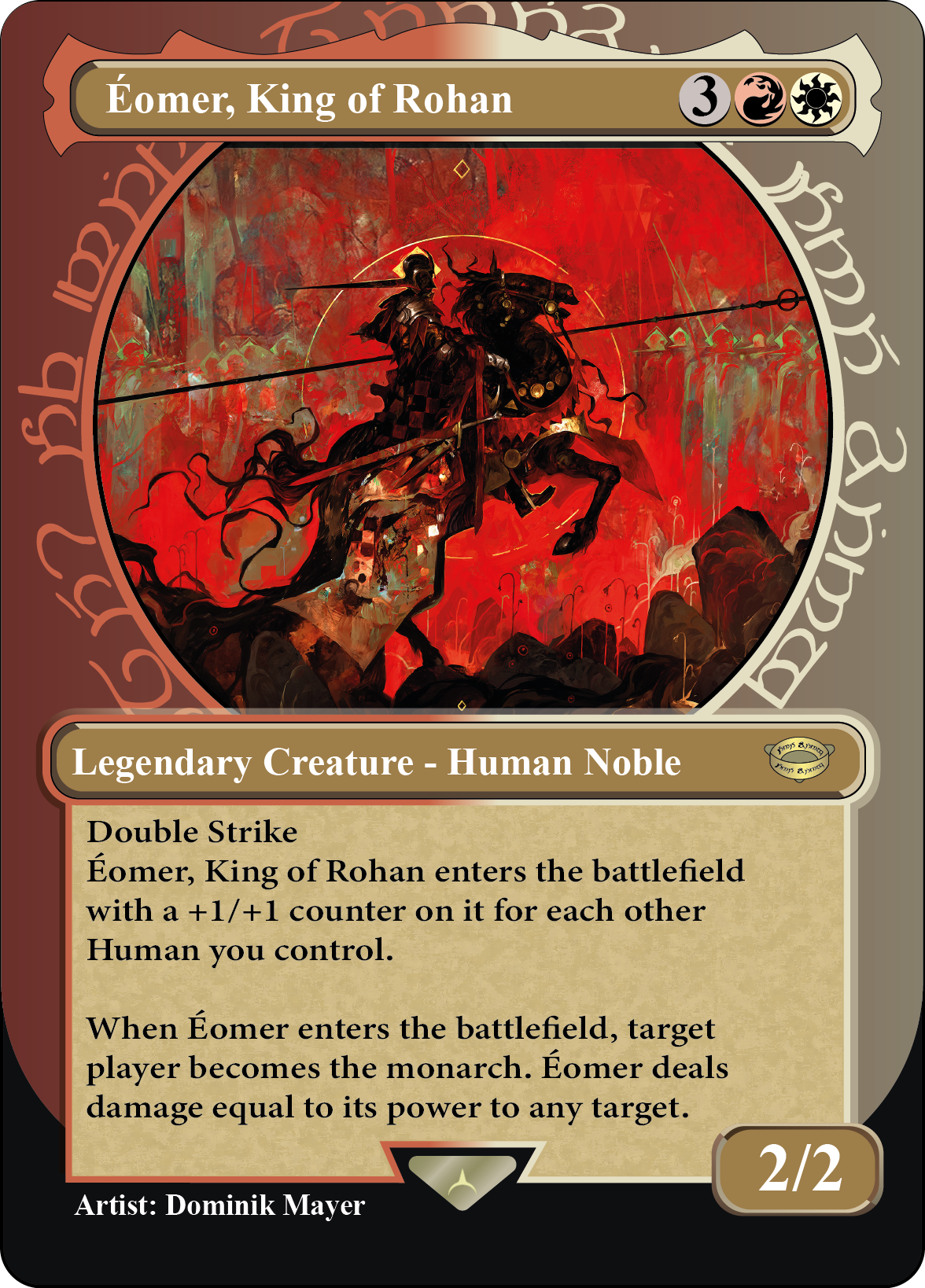 Commander: Eomer, King of Rohan