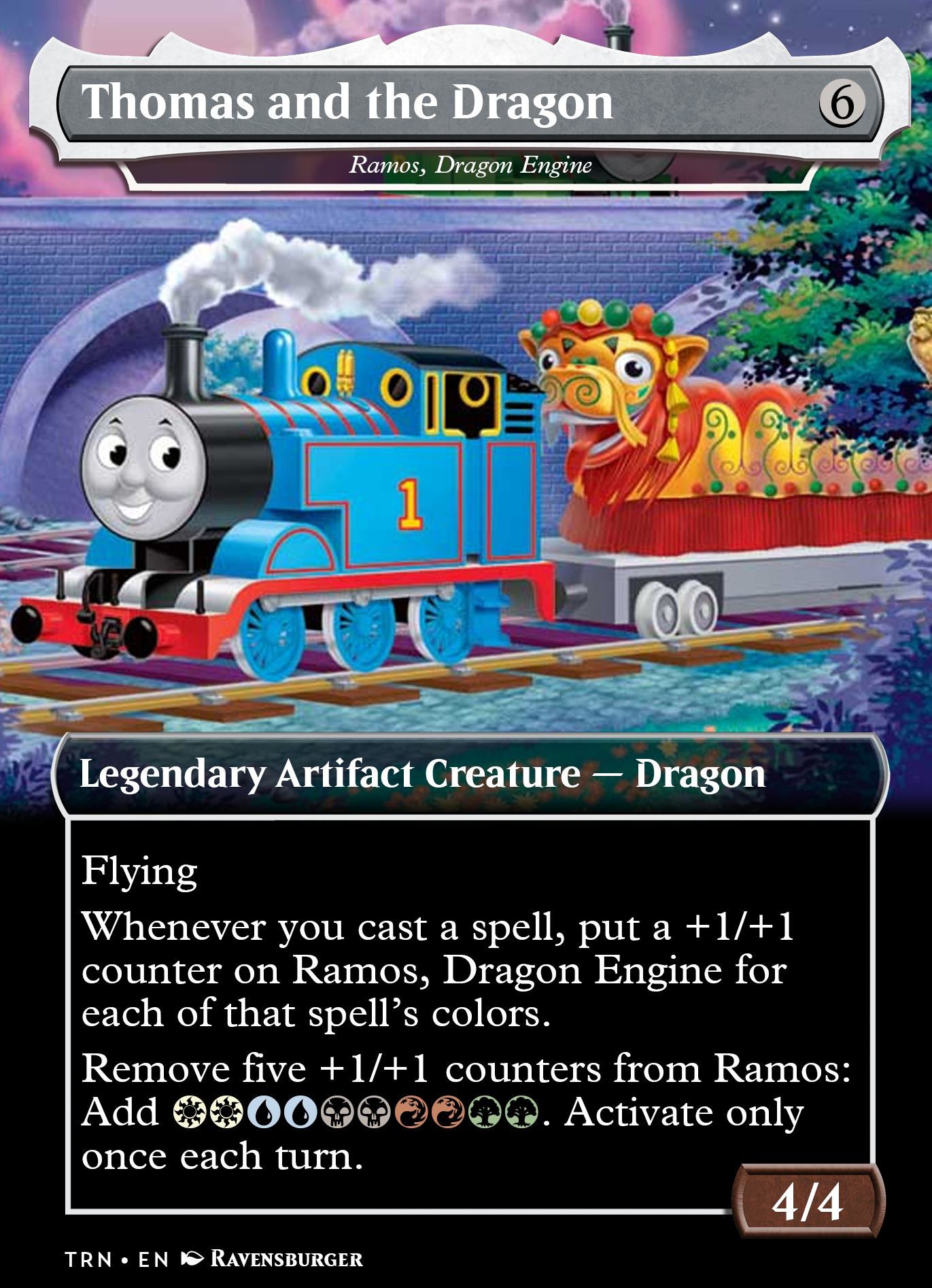 Ramos, Dragon Engine feature for Thomas and the Dragon Engine (Trains Tribal)