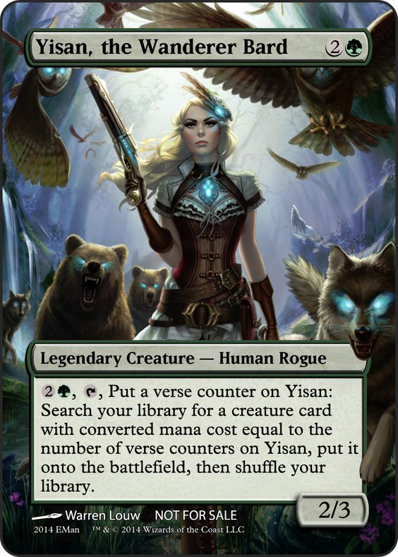 Featured card: Yisan, the Wanderer Bard