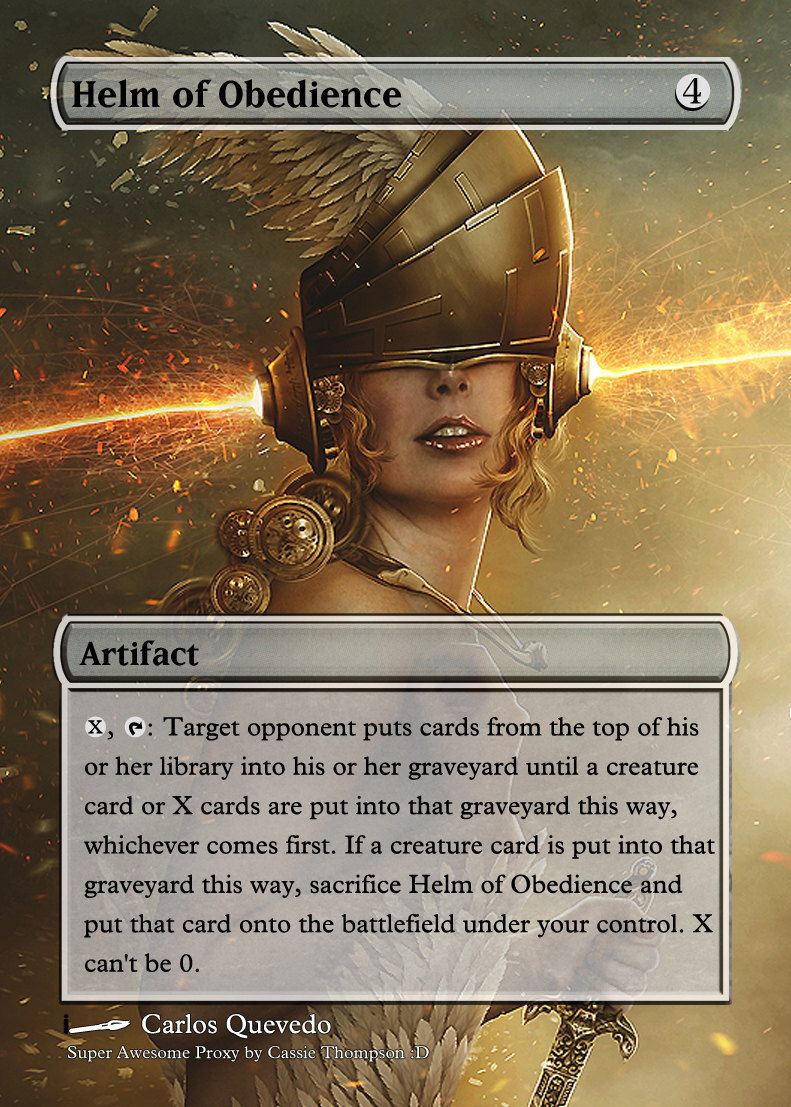 MTG Helm of Obedience アライアンス 英語 サインド !US限定