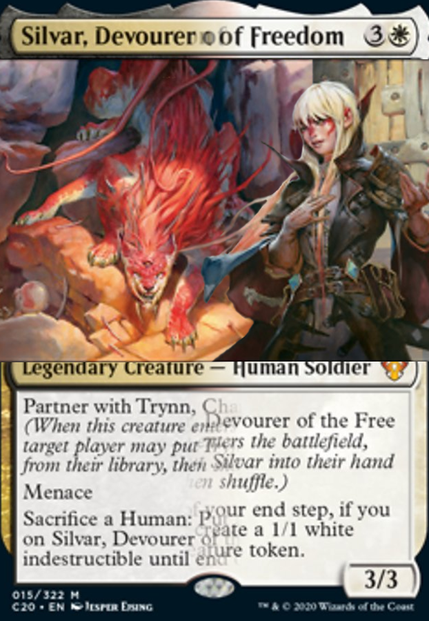 Featured card: Trynn, Champion of Freedom