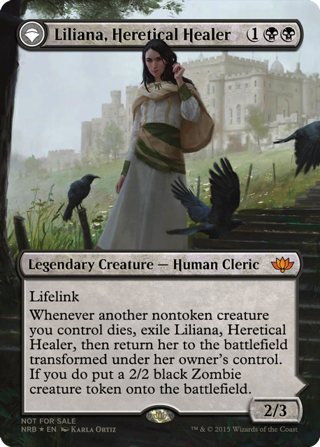 1X Liliana * Japanese Heretical Healer SEE PICTURES * MTG Origins 
