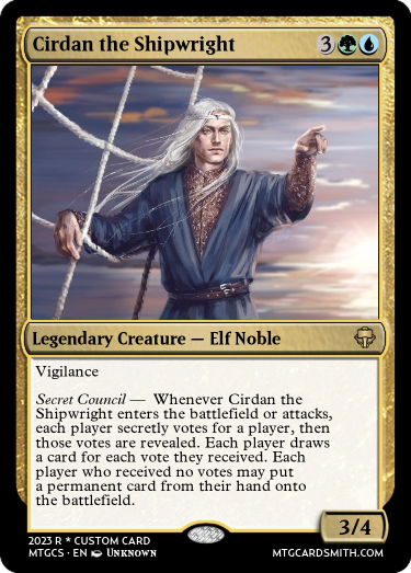 Círdan the Shipwright - For at the cry of Níniel Glaurung stirred