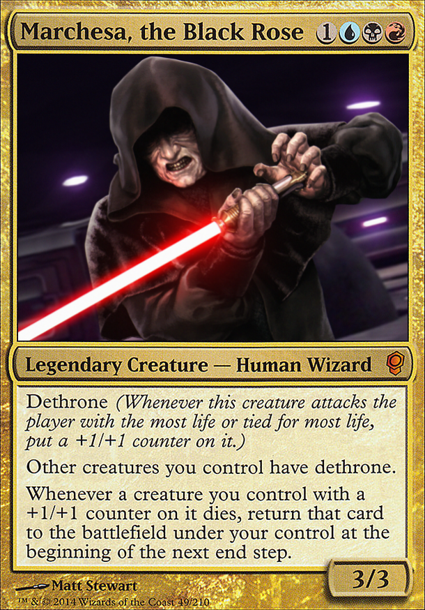 Marchesa, the Black Rose feature for Star Wars Separatist Legends EDH