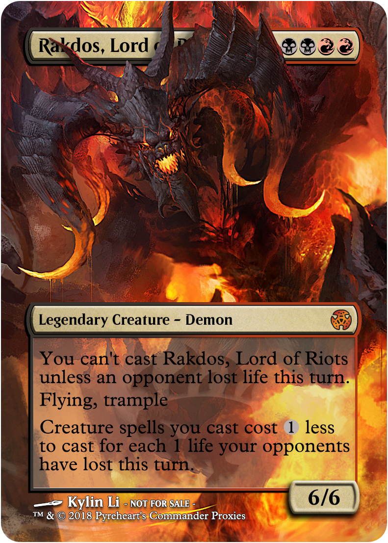 Commander: Rakdos, Lord of Riots