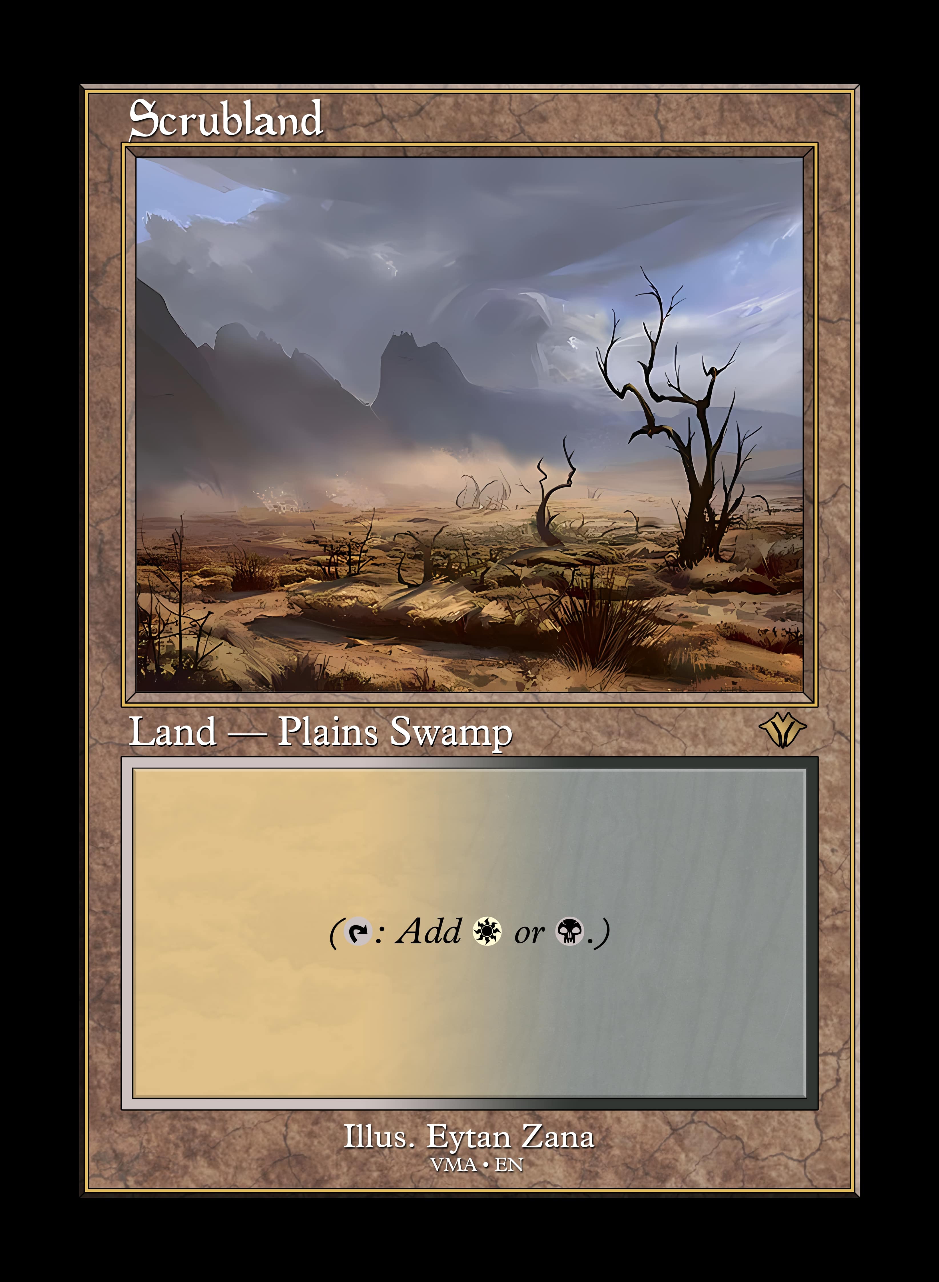 MTG Scrubland-