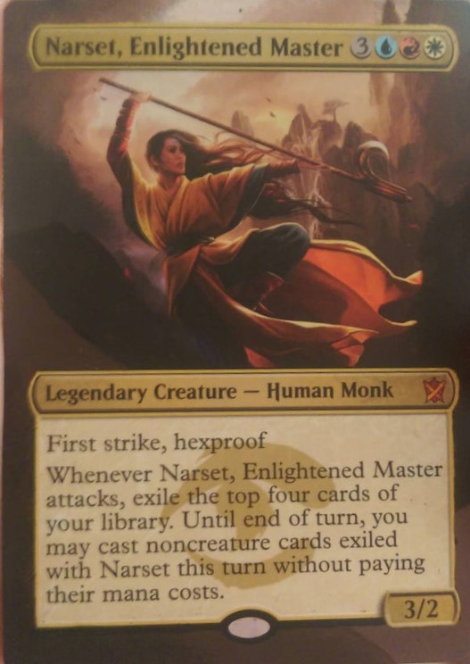 Enlightened Master EDH MTG Magic Cards ***Custom Commander Deck*** Narset 