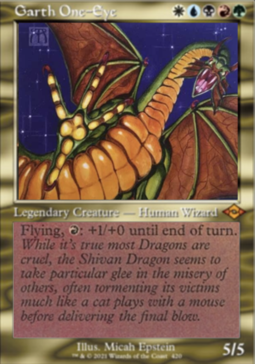 Commander: Garth One-Eye
