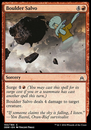 Featured card: Boulder Salvo