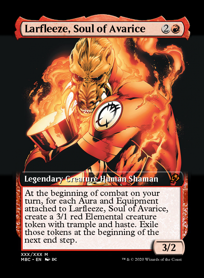 Valduk, Keeper of the Flame feature for Larfleeze, Soul of Avarice