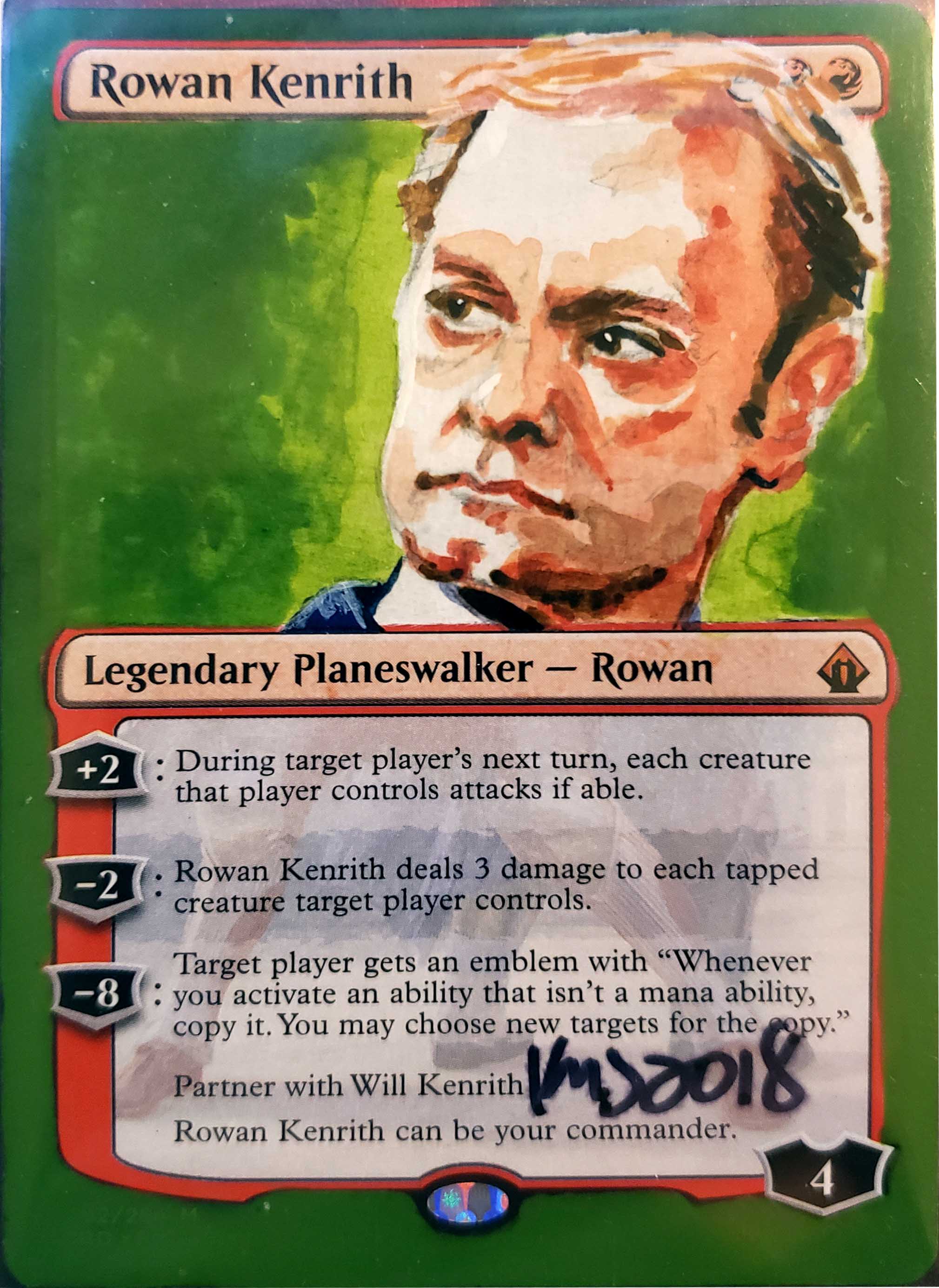 Commander: Rowan Kenrith