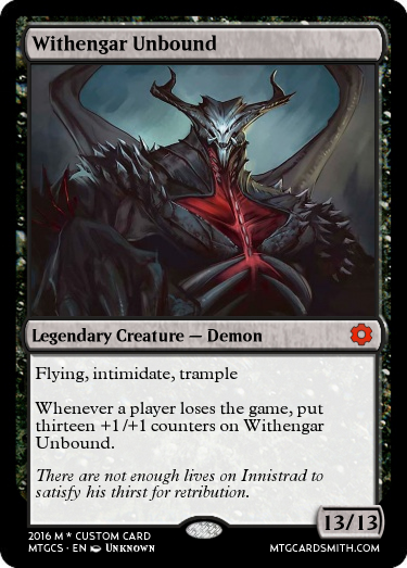 Withengar Unbound feature for Your Soul is mine: A Withengar Unbound deck