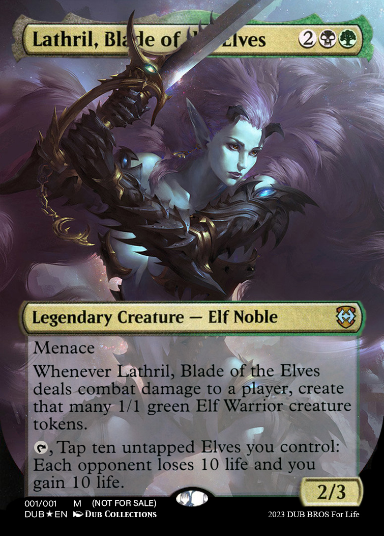 Featured card: Lathril, Blade of the Elves