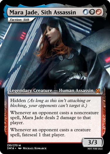 Featured card: Mara Jade, Sith Assassin