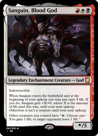 Sanguin, Blood God