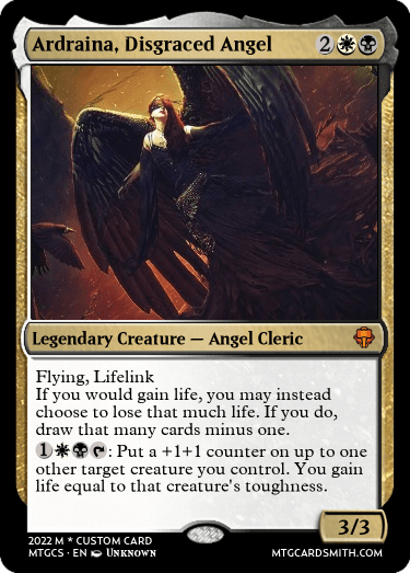 Ardraina, Disgraced Angel