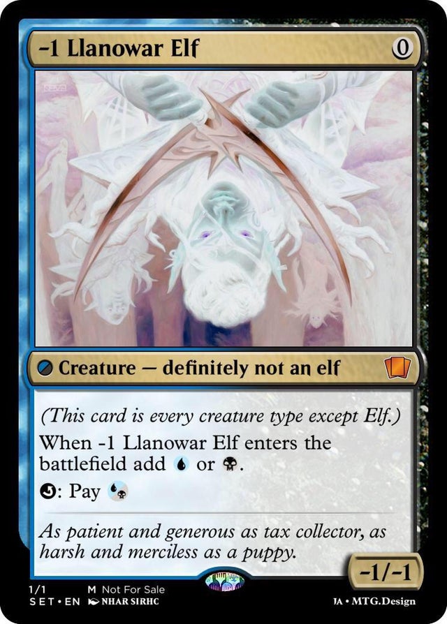 -1 Llanowar Elf