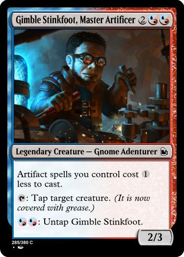 Gimble Stinkfoot, Master Artificer