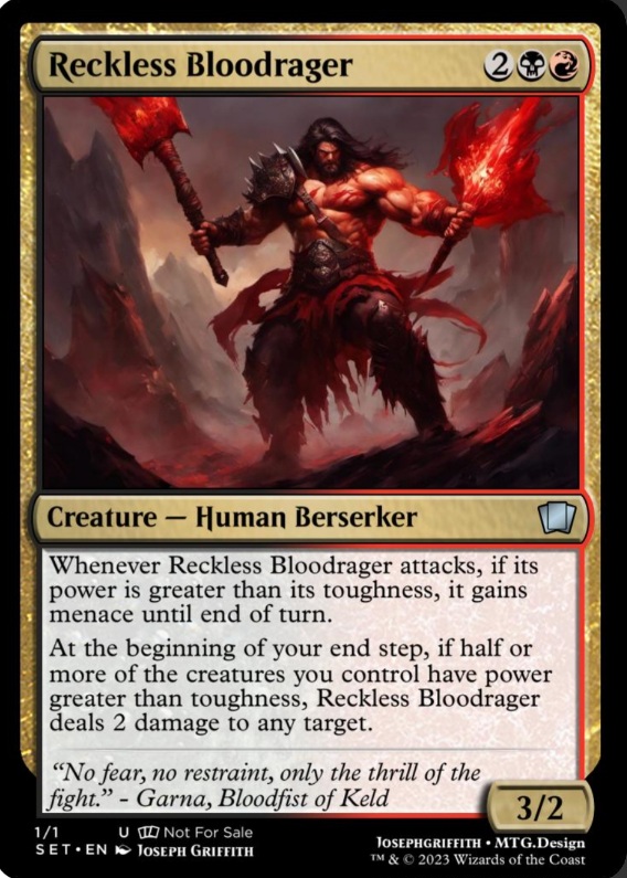 Reckless Bloodrager