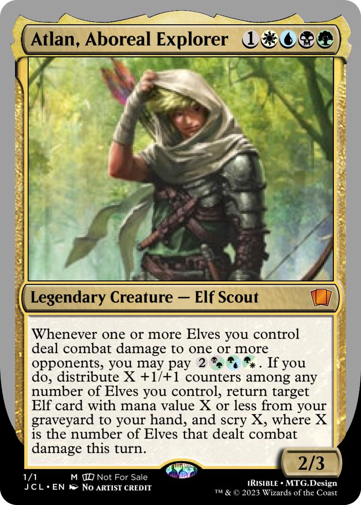 4-Color Elves (Commander / EDH MTG Deck)