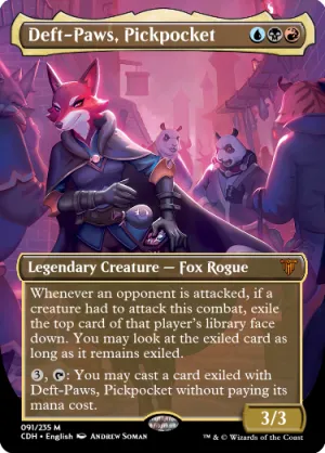 Deft-Paws, Pickpocket feature for Catch Me If You Can~!