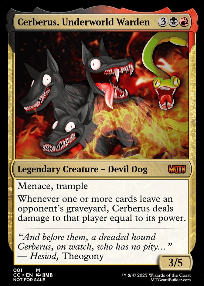 Cerberus, Underworld Warden