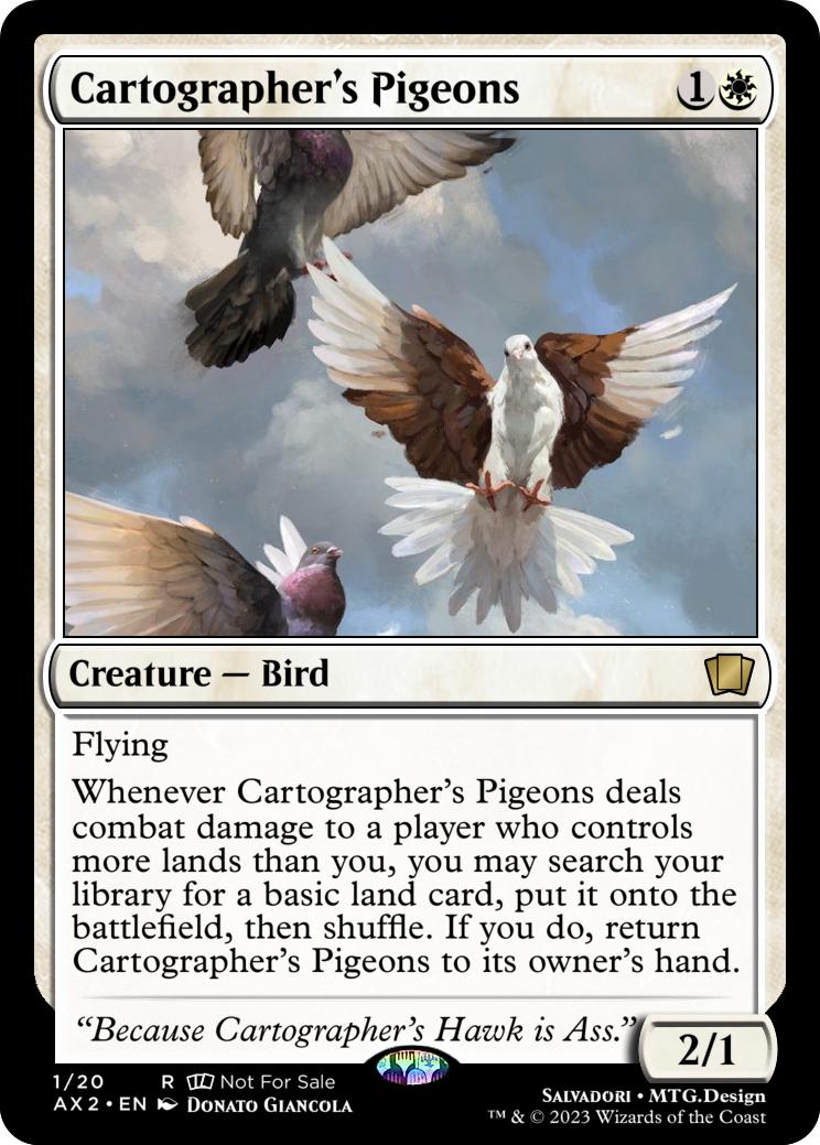 Cartographer's Pigeons