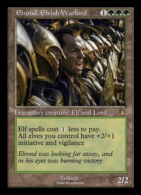 Elrond elvish war lord