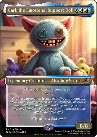 Carl, the Emotional Support Doll feature for Carl, the Emotional Support Doll [Primer]