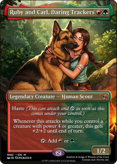 Ruby and Carl, Daring Trackers feature for One Card Win - [Primer]