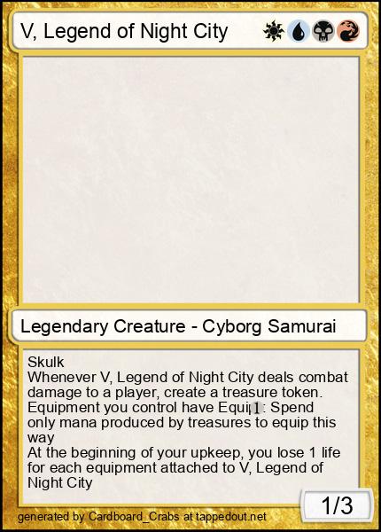 V, Legend of Night City