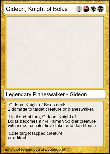 Gideon, Knight of Bolas